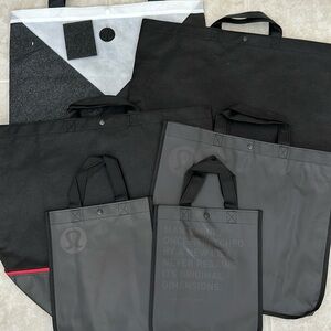 Lululemon shopping bags
